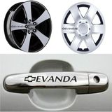 Sticker Masters Chevrolet Evanda Kapı Kolu Jant Sticker