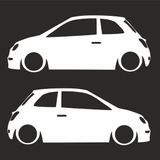 Sticker Masters Fiat 500 Basık Araç Sticker