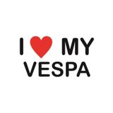 Sticker Masters I Love My Vespa Sticker