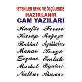 Sticker Masters İşyeri Cam Sticker