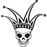 Sticker Masters Joker Skull Sticker
