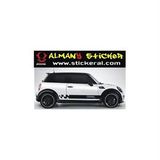Sticker Masters Mini Cooper S Yan Şerit Sticker