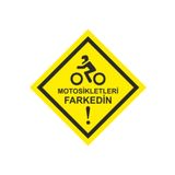 Sticker Masters Motosikletlileri Farkedin Sticker