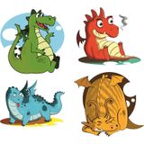 Sticker Masters Sevimli Canavarlar Duvar Çocuk Odası Sticker