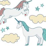 Sticker Masters Sevimli Unicorn Çocuk Odası Duvar Stickerı
