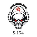Sticker Masters Skull Anarchy Sticker