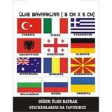 Sticker Masters Ülke Bayrakları Sticker Seti