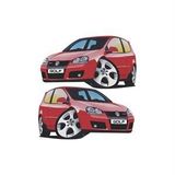 Sticker Masters Vw Golf Basık Araç Sticker