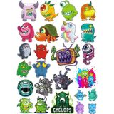 Sticker Set 20 Parça Telefon, Tablet, Defter, Laptop Sticker
