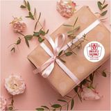 Sticker Teşekkürler Etiketi Dikkatli Taşıyınız Kargo Ambalaj Etiketi - 3X3CM 96 Adet
