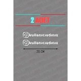 Sticker Usta 2 Adet Beyaz 20 cm Araç Kelebek Cam Sticker Etiketi Folyo Kesim CHROME