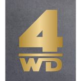 Sticker Usta 4WD - 4x4 Offroad - 02173 Altın 100x71 Cm 40 x 28 cmDizaynfcdaf134-244-40x28