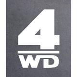 Sticker Usta 4WD - 4x4 Offroad - 02173 Beyaz 40x28 Cm 80 x 56 cmDizayn5ae37fdd-71b-80x56