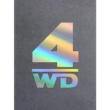 Sticker Usta 4WD - 4x4 Offroad - 02173 Çok Renkli 80x57 Cm 40 x 28 cmDizayn5e0b8fe2-0f9-40x28