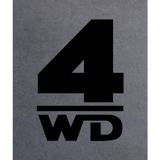 Sticker Usta 4WD - 4x4 Offroad - 02173 Siyah 12x8,5 Cm 40 x 28 cmDizayn7bd6535d-c9a-40x28