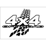 Sticker Usta 4x4 Off Road Offroad Folyo Kesim Sticker 00862 Renkli 40 x 27 cm