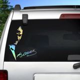Sticker Usta Atatürk ve Imza Sticker Araba Oto Motosiklet Karavan Etiket 02134 Hologram 80x64 Cm
