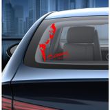 Sticker Usta Atatürk ve Imza Sticker Araba Oto Motosiklet Karavan Etiket 02134 - Kırmızı - 100x80 Cm