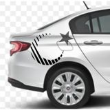 Sticker Usta Ay Yıldız Türk Bayrağı Türkiye Sticker Araba 02010 Siyah 40x30 Cm 80 x 60 cm