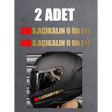 Sticker Usta Bayraklı Ad Soyad Kan Grubu Sticker (2 Adet ) - Motosiklet Araba Oto Cam Sticker - 00315 - Altın - 20X2,5 CM