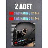 Sticker Usta Bayraklı Kan Grubu (2 Adet - Motosiklet Araba Oto Cam - 00315 Hologram 20X2,5 CM 40 x 5 cmusta3d3d4a77-3fc-40x5