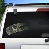 Sticker Usta Camdan Bakan Uzaylı - Araba Oto Cam Motosiklet - 03002 Renkli 30x15 Cm 35 x 18 cmustaa21d2fa7-b84-35x18