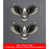 Sticker Usta Chopper Motosiklet Kartal Sticker - 02141 Renkli 15x10 Cm