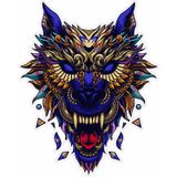 Sticker Usta Desenli Kurt Sticker 00458 Renkli 80x64 Cm 45 x 36 cm stickerusta350596d0-5a7-45x36