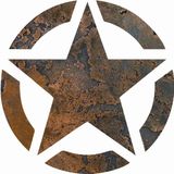 Sticker Usta Eskitme Metal Yıldız Sticker - 20516-10 Gri 100 x 100 cm 20516-10EM3030-100x100