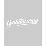 Sticker Usta | Galatasaray | Araba Laptop Duvar Folyo Sticker (Beyaz) - 10 x 3