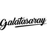 Sticker Usta | Galatasaray | Araba Laptop Duvar Folyo Sticker (Siyah) - 15 x 4,5