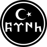Sticker Usta Göktürkçe Türk Göktürk Yazı Türk Bayrağı Sticker Araba Oto Motosiklet Karavan Sticker 00210 - Siyah - 8x8 Cm