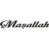 Sticker Usta Hediyene Bak Maşallah Araba, Motorsiklet, Kask, Laptop, Cam Sticker Siyah 24 x 4 cm