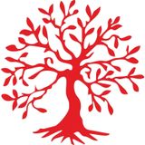 Sticker Usta Hırvat Hırvatistan Bayrağı Sticker 00720 Kırmızı 18 x 18 cm