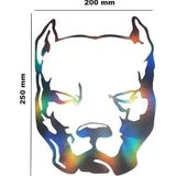 Sticker Usta Hologram Köpek1 Model – Işık Vurunca Renk Değiştirir – Modifiye Dekarasyon Araç% Kask Uyumlu,düz ve Prüszsüz Yüzeyler Için(Meristeed Gri 120 x 150 cm