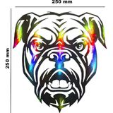 Sticker Usta Hologram Köpek2 Model – Işık Vurunca Renk Değiştirir – Modifiye Dekarasyon Araç% Kask Uyumlu,düz ve Prüszsüz Yüzeyler Için(Meristeed Gri 45 x 45 cm 9504000005026-45x45