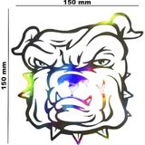 Sticker Usta Hologram Köpek5 Model – Işık Vurunca Renk Değiştirir – Modifiye Dekarasyon Araç% Kask Uyumlu,düz ve Prüszsüz Yüzeyler Için(Meristeed Gri 150 x 150 cm 9504000005032-150x150