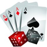 Sticker Usta Iskambil Kağıdı Kare As Poker Zar Araba Oto Motosiklet Sticker 00093 - 99X97 Cm - Renkli