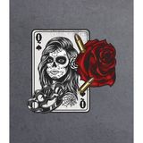 Sticker Usta Iskanbil Kurşun Dövme Gül Sticker Araba Oto Motosiklet Karavan Etiket 02133 - 50x47 Cm - Renkli
