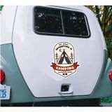 Sticker Usta Kamp Camping Adventure 4x4 Offroad Çadır Vahşi Yaşam Sticker Araba Oto Motosiklet Karavan Etiket 02178 - 100x84 Cm - Renkli