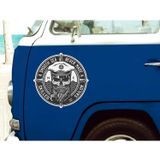 Sticker Usta Kaptan Deniz Amiral Kurukafa Gemi Bot Kayık Sticker 01765 Renkli 20x20 Cm 150 x 150 cm