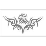 Sticker Usta Kara Kartal Beşiktaş 1903 Şahin Sticker 00889 Gri 20 x 10,5 cm