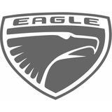 Sticker Usta Kartal Eagle Araba Oto Karavan Motosiklet Sticker 00444 - 25x19 Cm - Gri