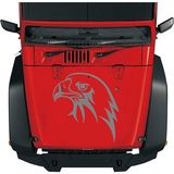 Sticker Usta Kartal Eagle Beşiktaş Karakartal Araba Oto Motosiklet Karavan Sticker 00146 - 100x94 Cm - Gri