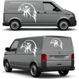 Sticker Usta Kartal Eagle Beşiktaş Karakartal Araba Oto Motosiklet Karavan Sticker 00146 - 20x19 Cm - Beyaz