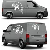 Sticker Usta Kartal Eagle Beşiktaş Karakartal Araba Oto Motosiklet Karavan Sticker 00146 - 80x75 Cm - Beyaz