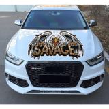 Sticker Usta Kartal Eagle Savage Karakartal Araba 02008 Renkli 10x6 Cm