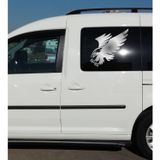 Sticker Usta Kartal Karakartal Beşiktaş Şahin Sticker Araba 02149 Krom 80x80 Cm