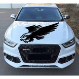 Sticker Usta Kartal Karakartal Beşiktaş Şahin Sticker Araba Oto Motosiklet Karavan Etiket 02149 - 60x60 Cm - Siyah