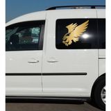 Sticker Usta Kartal Karakartal Beşiktaş Şahin Sticker Araba Oto Motosiklet Karavan Etiket 02149 - 80x80 Cm - Altın